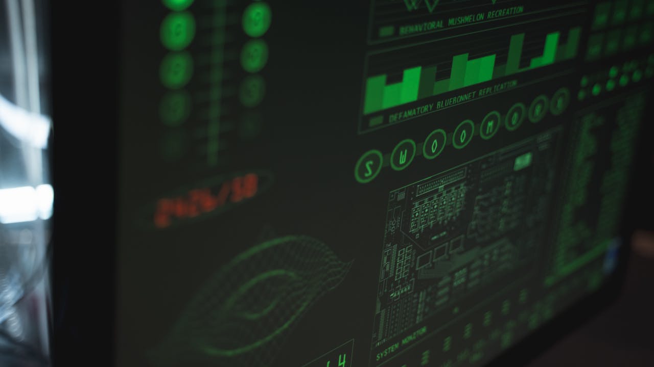 A stylized illustration of a robot eating digital tickets representing promo codes.